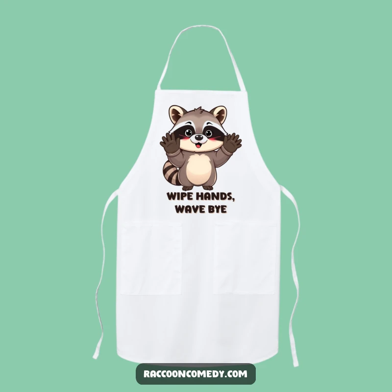 Funny Kawaii Raccoon Apron - Cook in Cute Style & Protect Your Clothes!