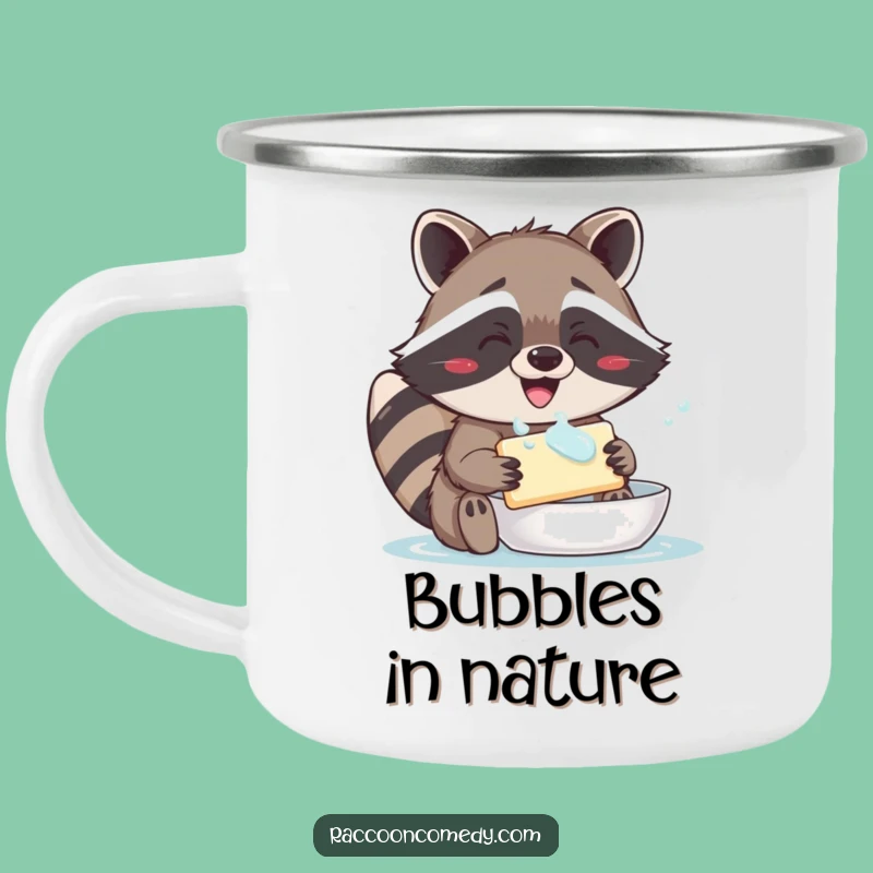 Funny Raccoon Camping Mug: Your Hilarious Companion for Outdoor Adventures!