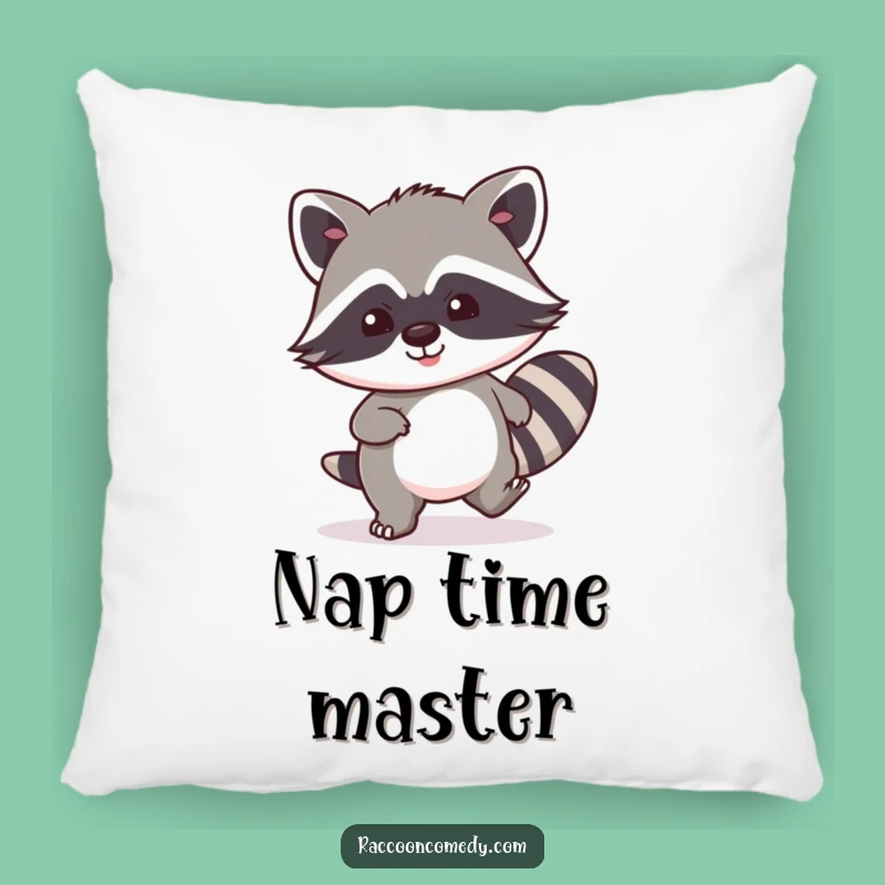 Funny Kawaii Raccoon Pillow - Soft Stealth Companion, Perfect Funny Gift for Cozy Laughs