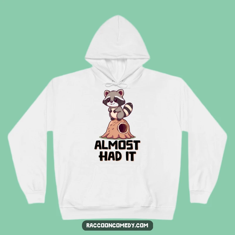 Funny Kawaii Raccoon Balance Hoodie: Cozy Up with Hilarious Wobbles and Adorable Charm