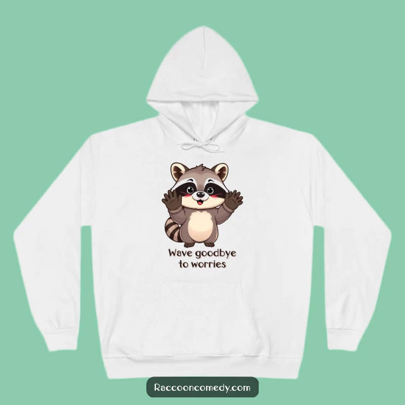Funny Kawaii Raccoon Hoodie - Cozy & Cute Gift for Ultimate Comfort!