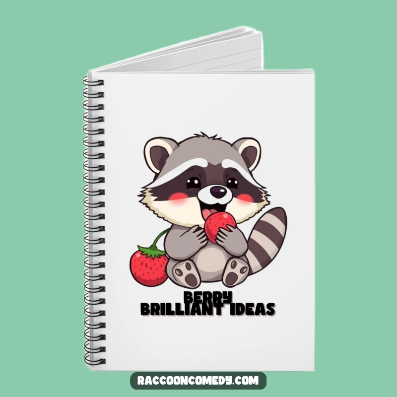 Funny Raccoon Berry Journal: Jot Down Ideas with Hilarious Raccoon Flair!