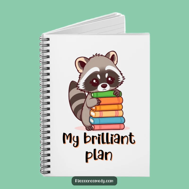 Funny Raccoon Journal: Jot Down Your Hilarious Balancing Acts!
