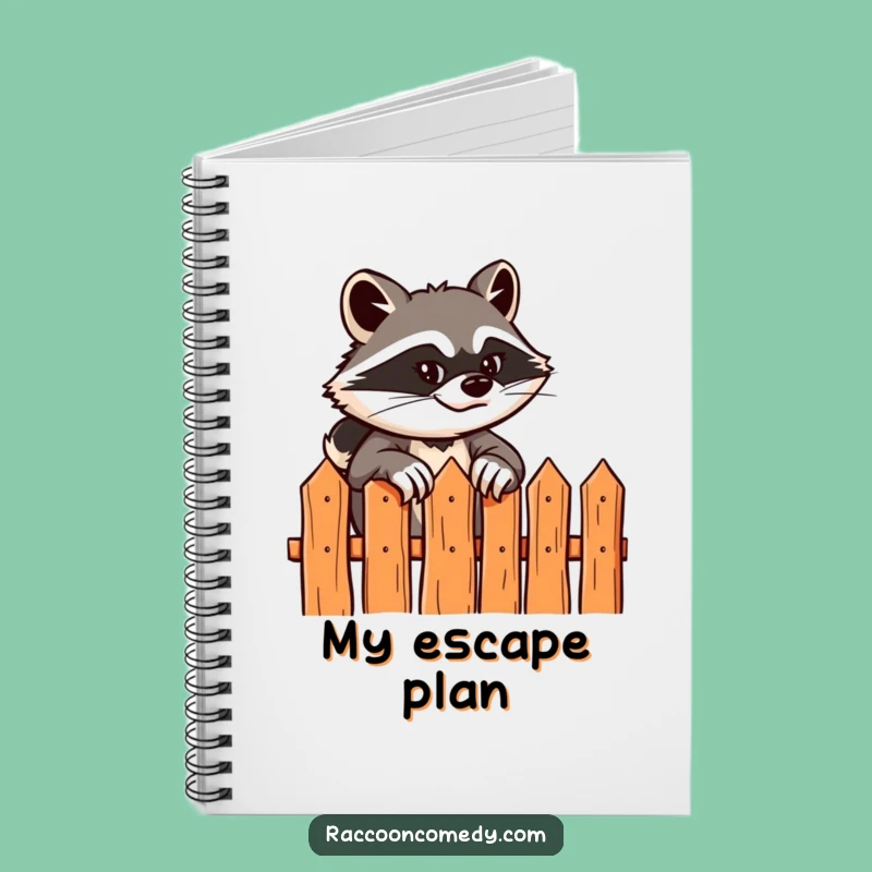 Funny Raccoon Notebook: Sly Scaler Cover, Perfect for Jotting Adventurous Ideas, Funny Gift