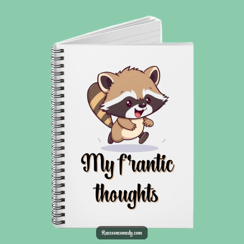 Funny Raccoon Scamper Notebook - Jot Down Your Exciting Ideas