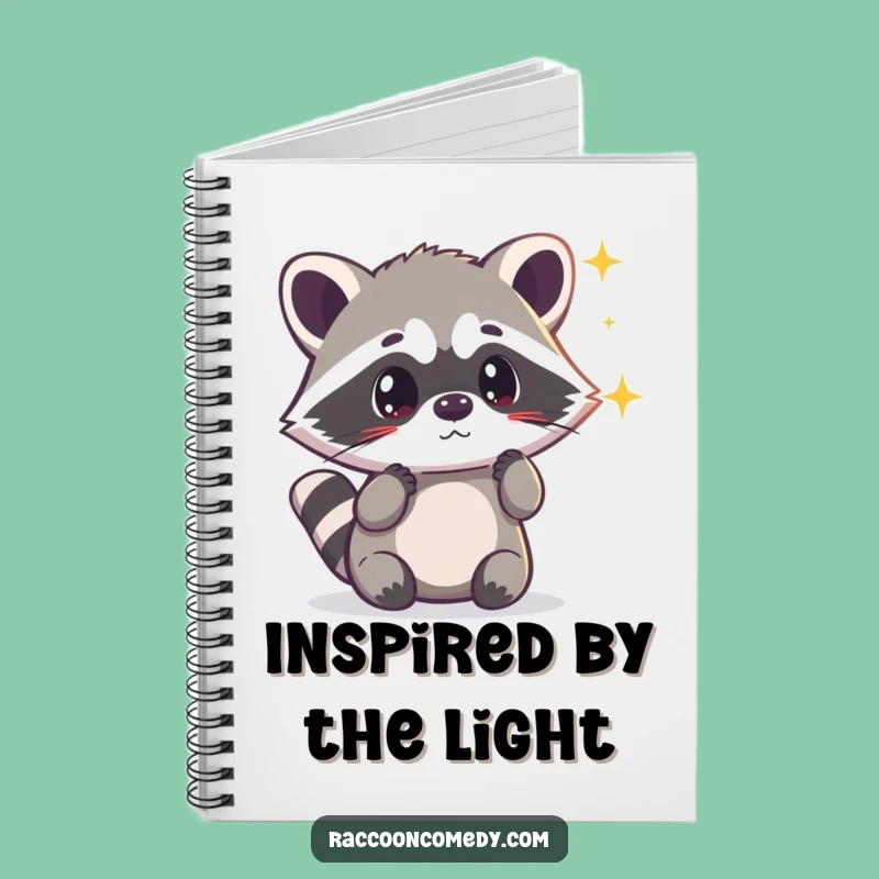Funny Kawaii Raccoon Notebook: Jot Down Surprising Discoveries