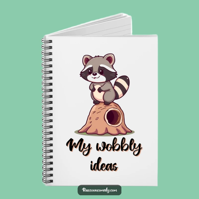 Funny Kawaii Raccoon Balance Notebook: Document Your Adventures (and Misadventures!) with Humor