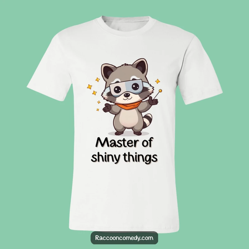 Funny Kawaii Raccoon Bandit T-Shirt: Wearable Humor and Adorable Mischief for Every Occasion