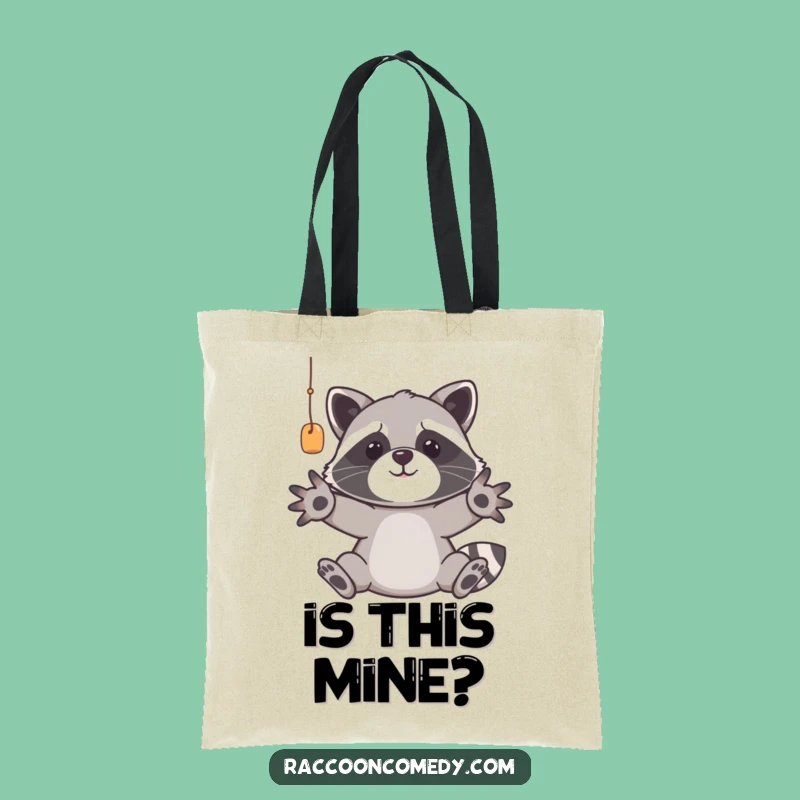 Funny Raccoon Tote Bag: Stylish Trash Panda Carry-All for Everyday Adventures
