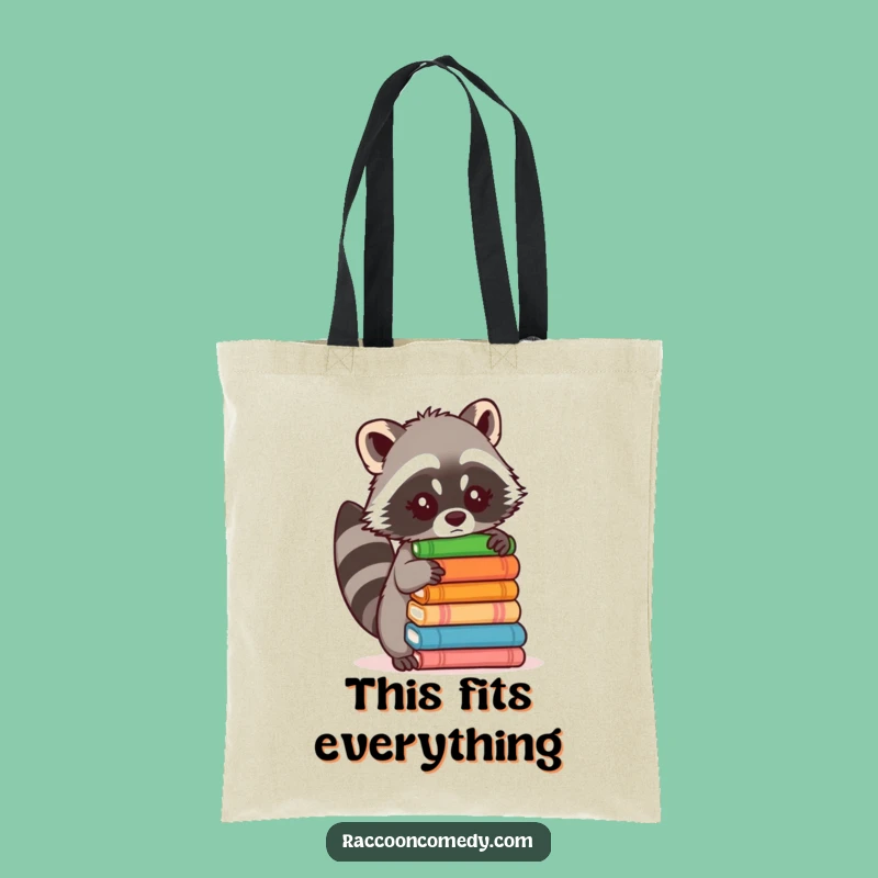 Funny Raccoon Shopping Tote: Carry Your Funniest Balances in Style!